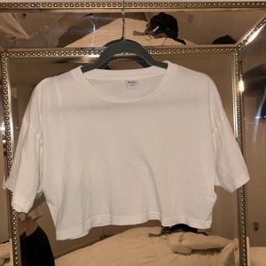 ARTIZIA TNA white crop top